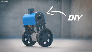 DIY Mobile Controlled Self Balancing Robot with Mecanum Wheels [upl. by Ainegue]