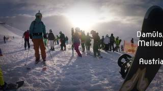 snowboarding DamülsMellau  great powder day [upl. by Adehsor831]