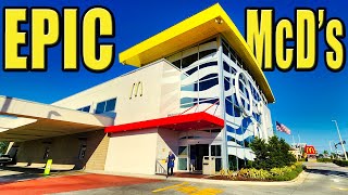 This is the LARGEST MCDONALDS IN THE WORLD [upl. by Britteny698]