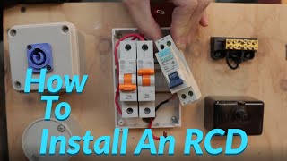 Electrical Wiring How to Install an RCD [upl. by Potter945]