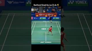 Best backhand smash ever🏸 badmintonsquadindia shorts [upl. by Almena]