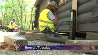 Lake Bemidji State Park Camper Cabins  Lakeland News at Ten  May 15 2012 [upl. by Garreth]