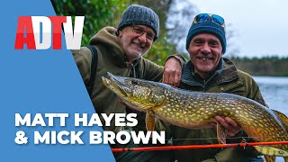 MATT HAYES and MICK BROWN with Angling Direct  PIKE FISHING [upl. by Sigismund]