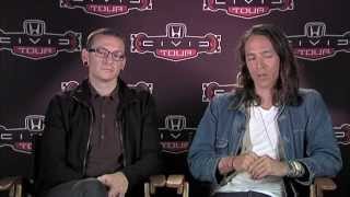 LINKIN PARK INCUBUS EXCLUSIVE INTERVIEW  HONDA CIVIC TOUR 2012 [upl. by Nylasor46]