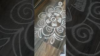 Rangoli without dots muggulu shorts like subscribe [upl. by Thomas]