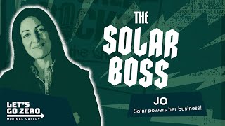 Meet Jo  the Solar Boss [upl. by Yebloc659]