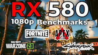 AMD RX 580  Intel i3 12100F Benchmarks 4 Games Tested [upl. by Sabah]