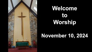 Colesville Presbyterian Church Livestream November 10 2024 [upl. by Zsa Zsa]