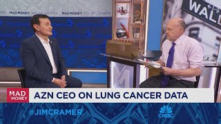 AstraZeneca CEO Pascal Soriot goes oneonone with Jim Cramer [upl. by Attwood69]