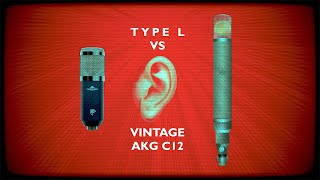 TG Microphone TYPE L Vs Vintage C12 [upl. by Ruscio]