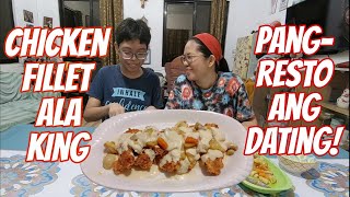 VLOG 424 CHICKEN FILLET ALA KING NA PANGRESTO ANG DATING [upl. by Malet]