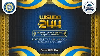 WISUDA 244 UNIVERSITAS AIRLANGGA l 29 September 2024 [upl. by Carlynn]