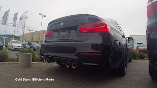 BMW F80 M3 Competition Package M Performance Exhaust Revs [upl. by Alliuqal]