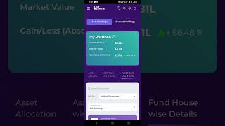 Best app for tracking mutual funds mutualfunds stockmarket longterminvestment [upl. by Sayette]