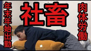 【社畜】年末年始出勤が確定した一人暮らしサラリーマン【vlog】 [upl. by Rucker]