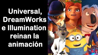 Disney y Pixar descienden Universal DreamWorks e Illumination dominan la Taquilla de Animación [upl. by Gillett]