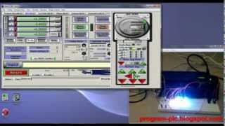 Modbus Communication Test between PLC and Mach3 CNC Software [upl. by Ailec]