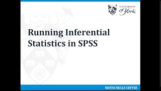 Managing questionnaire data in SPSS  Part 5  Running inferential statistics [upl. by Letnuahs]