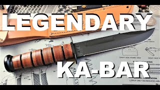 Knife Unboxing The Legendary KABAR USMC Fighting Utility Knife [upl. by Adnyleb393]