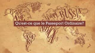 Quest ce quun Passeport Ordinaire [upl. by Tobe432]