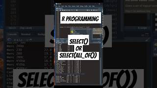Select multiple columns at once in R dplyr tidyverse rprogramming [upl. by Royd348]