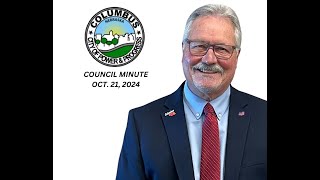 City Council Minute for Oct 21 2024 [upl. by Idnac]