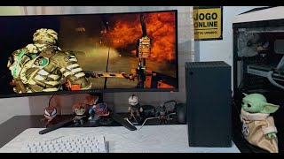 XBOX serie X no Monitor Alienware ultrawide QDOLED AW3423DWF [upl. by Euqinobe685]