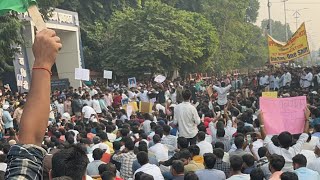 RO ARO Prayagraj Students Live Protest loksewaaayog [upl. by Ramar328]