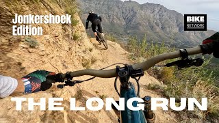 Snake spotting and riding the wild Armageddon Trail in Jonkershoek Stellenbosch  The Long Run [upl. by Alaunnoif]