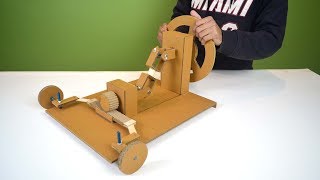 ultimate science project  making completely working cardboard steering mechanism of a car [upl. by Estrellita923]