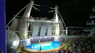 Royal Caribbean Symphony of the Seas Hiro Full Show in the AquaTheater 4k [upl. by Divod]