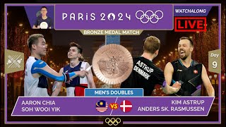 A CHIASOH WY 🇲🇾 vs ASTRUPRASMUSSEN 🇩🇰 LIVE Paris 2024 OLY Badminton LIVE Darence Chan Watchalong [upl. by Remled766]