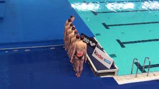 CAMPIONATI ITALIANI ASSOLUTI DI NUOTO SINCRONIZZATO 4°ESERCIZIO CUNEO 5  2  2017 [upl. by Htiekal]