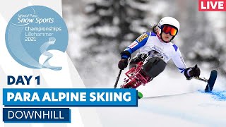 Lillehammer 2021  Para Alpine  Downhill mw  WPSS Championships [upl. by Howland463]