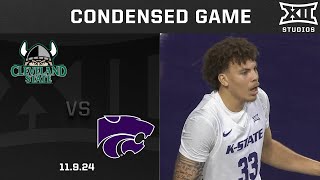 Cleveland State vs Kansas State Condensed Game  202425 Big 12 Mens Basketball [upl. by Uke]