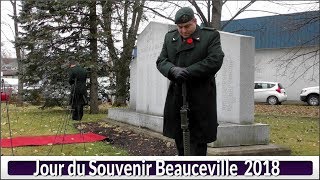 Jour du Souvenir Beauceville 2018HierAujourdHui [upl. by Strep870]