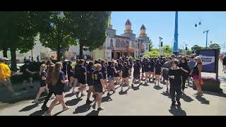 Oxford Middle School Band Performing at Cedar Point 2024 [upl. by Aneert]