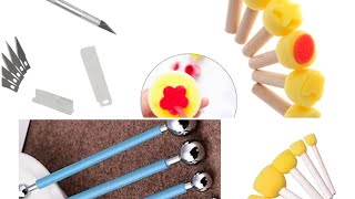 How to make dabberpen cutterstamp dotting tool with waste materials Bilkul free mein [upl. by Norrehs741]