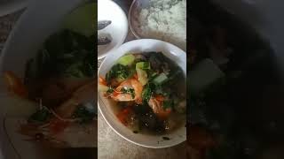 Maanghang na sabaw ng gulay with pasayan cookingchannel cooking food viralshort short [upl. by Welford511]