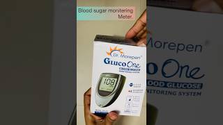 Gluco one  Blood glucoseSugar Monitoring system with test strips  unboxing [upl. by Hawker447]