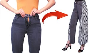 Really cool way to upsize jeans to fit you perfectly [upl. by Mehcanem553]