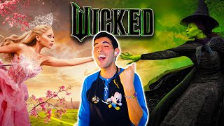 WICKED OFFICIAL TRAILER REACTION  Wicked Movie 2024 [upl. by Sloane]