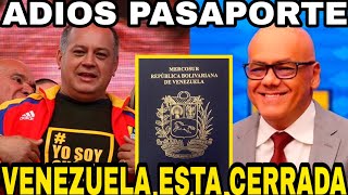 EXTRA CONFIRMADO SI ERES ANTI MADURO NO TENDRÁS PASAPORTE VENEZOLANO quotNUEVO REGLAMENTOquot [upl. by Madora166]