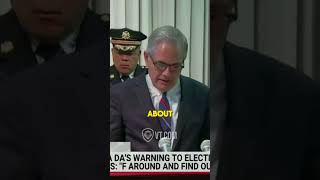 Philly DA Larry Krasner Warns quotF Around and Find Outquot on Election Day Intimidation [upl. by Ahsitahs732]