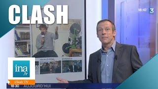 Le clash Albert Dupontel et Laurent Bignolas et quitte le 1920 en direct  Archive INA [upl. by Ahsikyt]