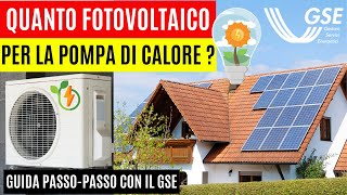 Quanto fotovoltaico per la tua pompa di calore [upl. by Bury]