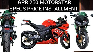 new 250cc gpr Explorer motorstar Ducati copy specs price installment tank capacity [upl. by Llebana]