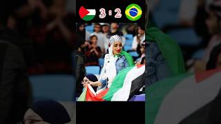 Palestine vs Brazil  32  friendly imaginary World Cup final 2026 shotrs football youtube [upl. by Norry]