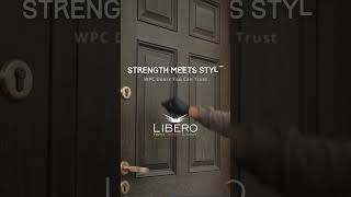 WPC Doors Strong amp Stylish  Perfect for your home architect interiordesign liberoworld pvcdoor [upl. by Llerrehc70]