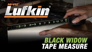 Crescent  Lufkin Black Widow Tape Measure [upl. by Mcclish371]